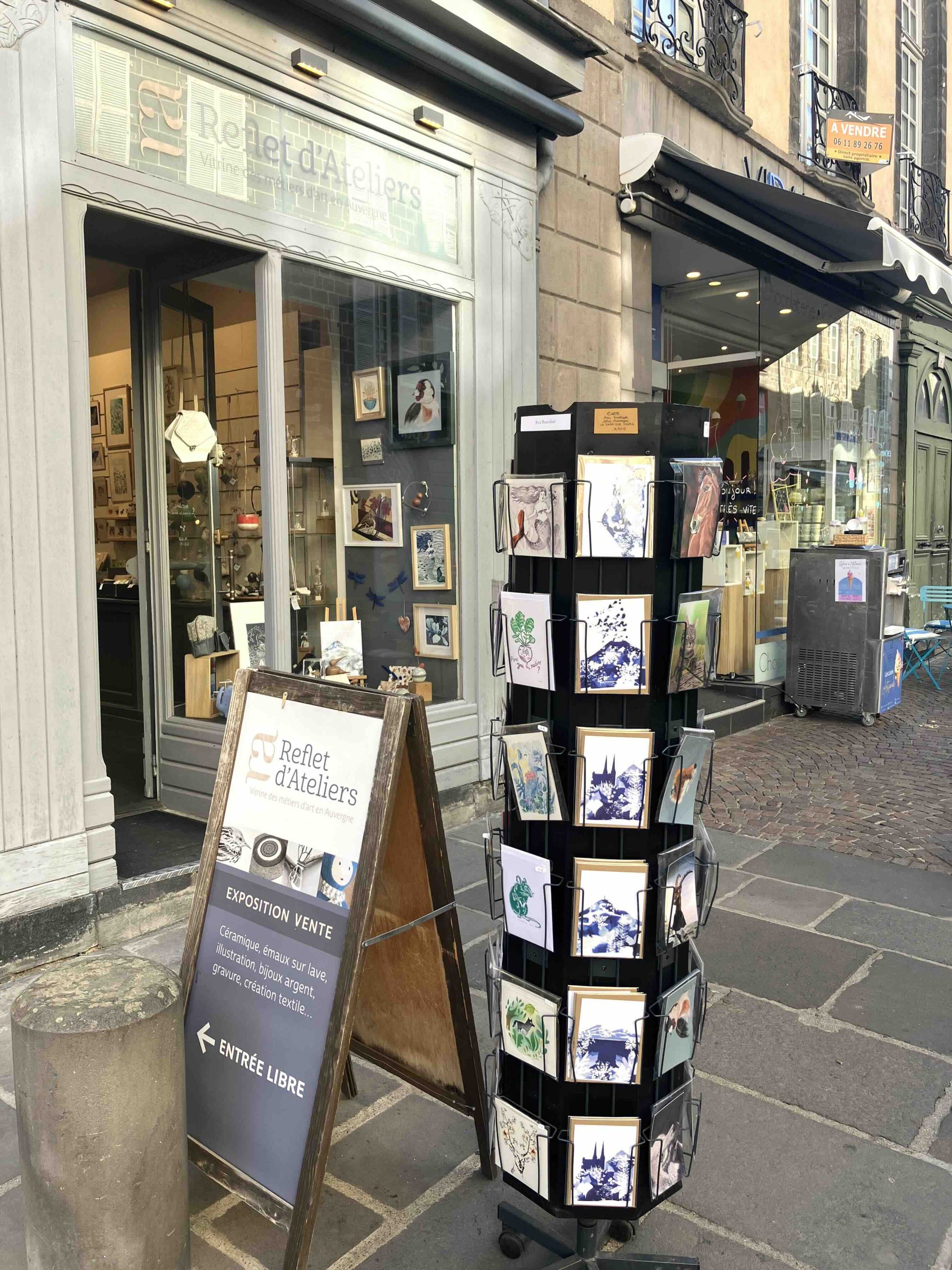 boutique reflet d'ateliers riom cyanotypes cyrielle grassi